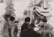 Встановлення пам'ятника Т.Шевченку. 5.03.1982 р.